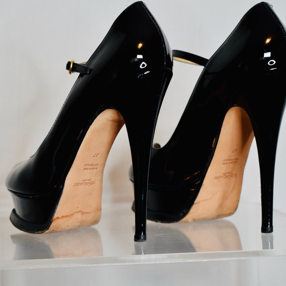 Yves Saint Laurent Black CROC EMBOSSED TRIBUTES - Picture 4 of 7